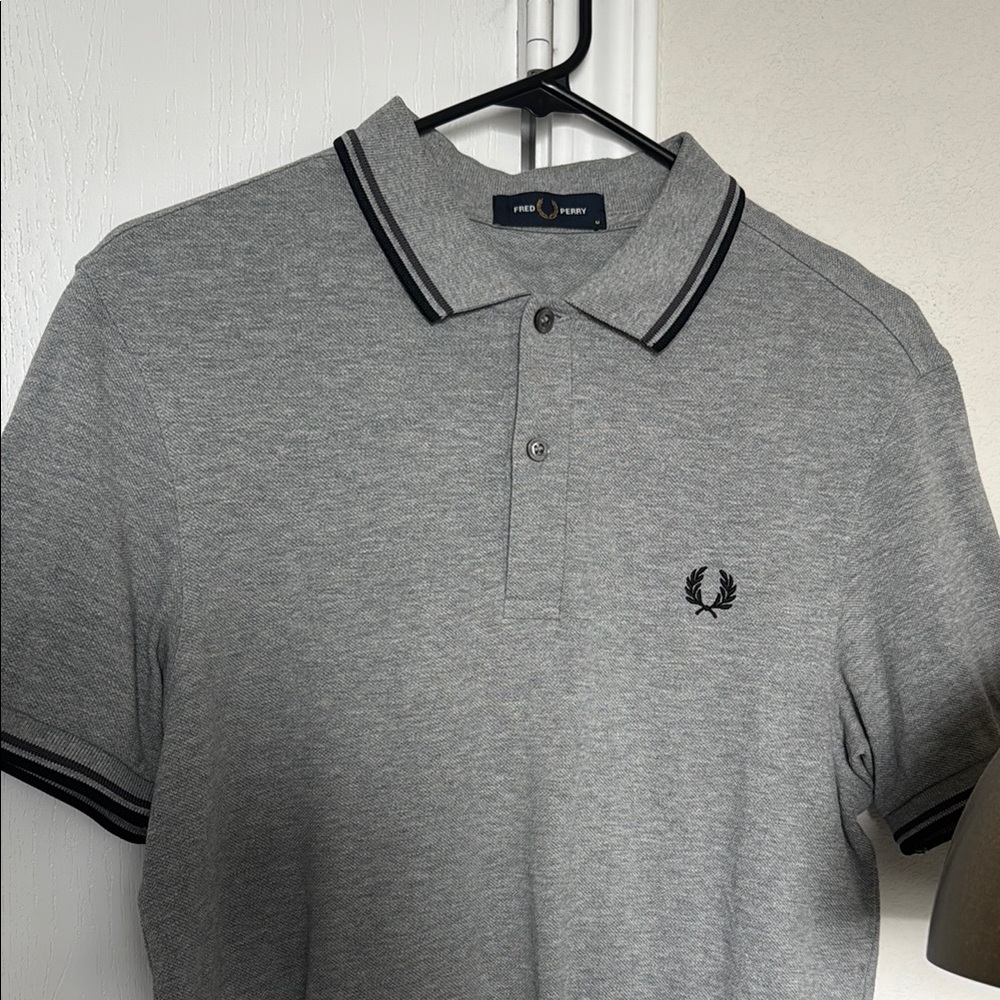 Fred Perry Gray Polo Shirt for Men